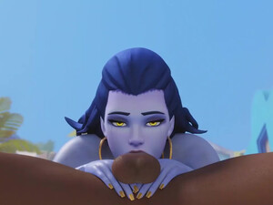 Widowmaker Deepthroating