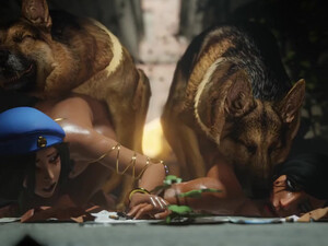 ZMSFM  Ana and Pharah with Dogs