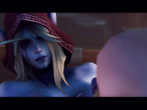 Ее королева - Алекстраза / сильвана World Of Warcraft Futanari