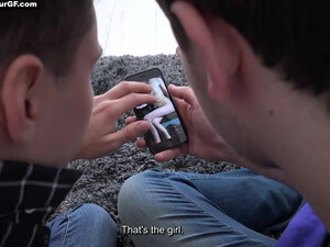 Порно видео изменила парню с другом