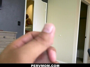 PervMom - Big Ass Step Mom Cheats with her Huge Cock Stepson