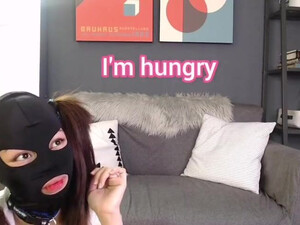 Uniform Throat Sister Schoolgirl Gagging Food Fetish Dildo GIF