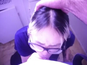 Gagging Facial Cumshot Cum Blowjob Asian GIF