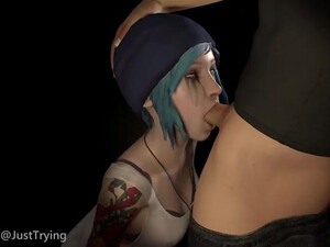 Rule34 Deepthroat Blowjob Animation 3D GIF