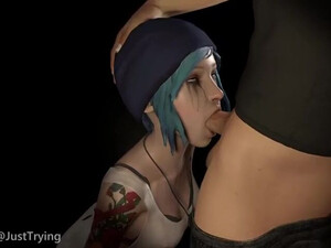 Rule34 Deepthroat Blowjob Animation 3D GIF