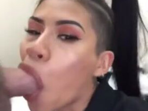 Shaved Latina Japanese Interracial Face Fuck Deepthroat Blowjob BWC Asian GIF