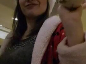 Sucking Spit Gagging English Deepthroat Cosplay Cock Christmas British GIF