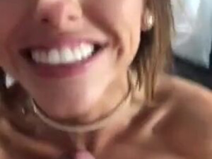 Pornstar Deepthroat Blowjob Behind The Scenes Adriana Chechik GIF