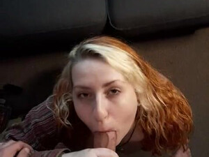 Redhead Pawg Green Eyes Deepthroat Blowjob Blonde Big Dick GIF