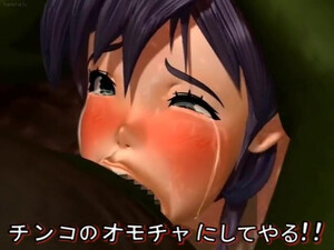 Japanese Hentai Facial Face Fuck Deepthroat Blowjob Animation 3D GIF