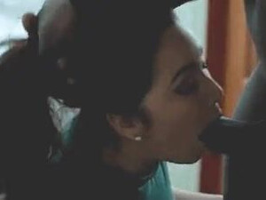 Karlee Grey Interracial Hair Pulling Deepthroat Blowjob Big Dick BBC GIF