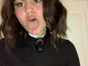 Spit Doll Ball Gagged BDSM GIF