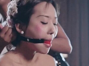 Chinese Ball Gagged BDSM Asian GIF