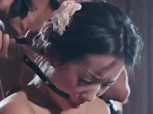 Chinese Ball Gagged BDSM Asian GIF