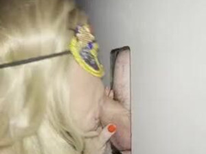 Hotwife Glory Hole Deepthroat GIF