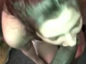 Sucking Sloppy Sensual Passionate POV Monster Cock Kissing Interracial Homemade Deepthroat Couple Blowjob Big Dick BBC GIF