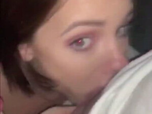 Sloppy Megan Rain Eye Contact Deepthroat Blowjob Adriana Chechik GIF